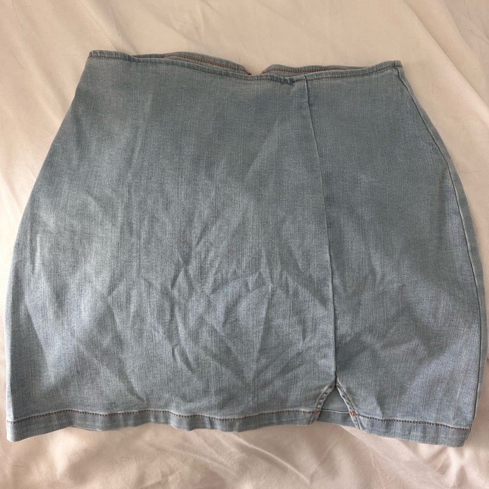 wild fable Light Blue Denim Mini Skirt
